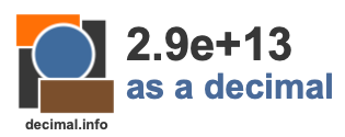 2.9e+13 as a decimal