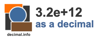 3.2e+12 as a decimal