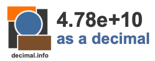 4.78e+10 as a decimal